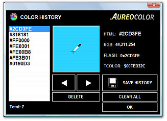 AureoColor - Color history